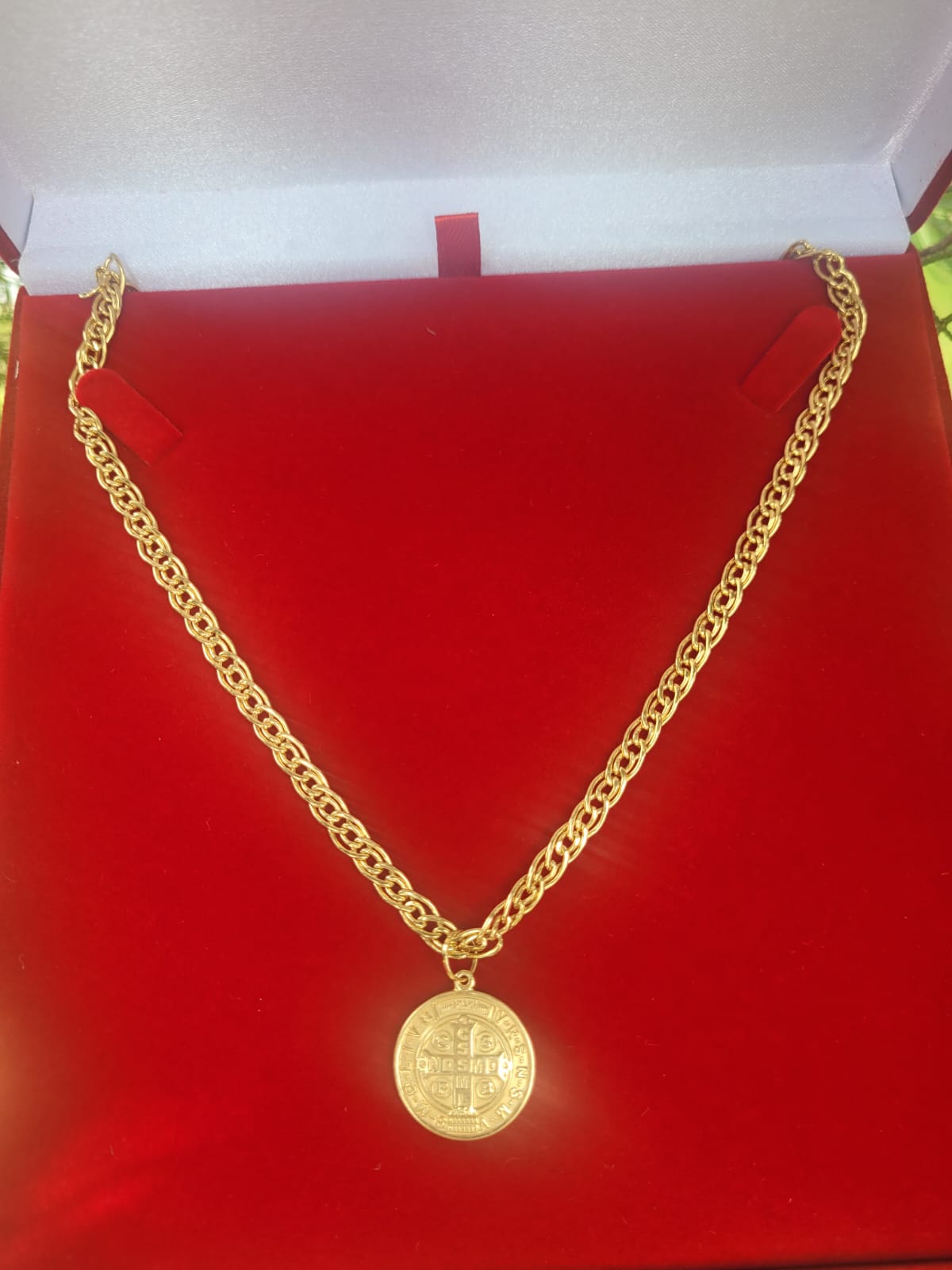 Corrente em ouro 18K Com Pingente - Alisson Joias