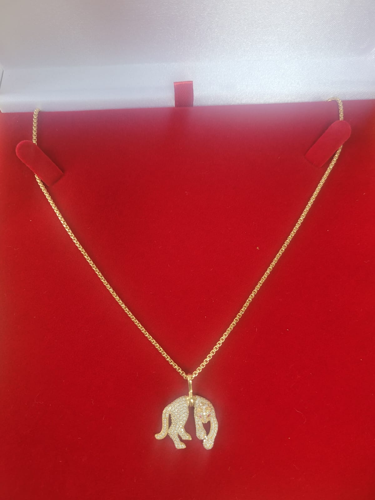 Corrente em ouro 18K Com Pingente - Alisson Joias