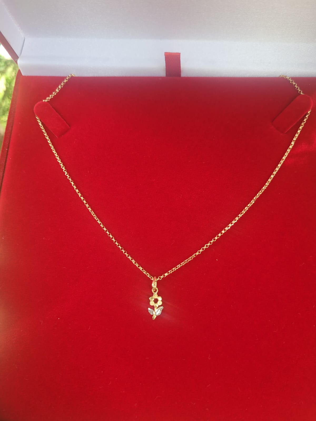 Corrente em ouro 18K Com Pingente - Alisson Joias