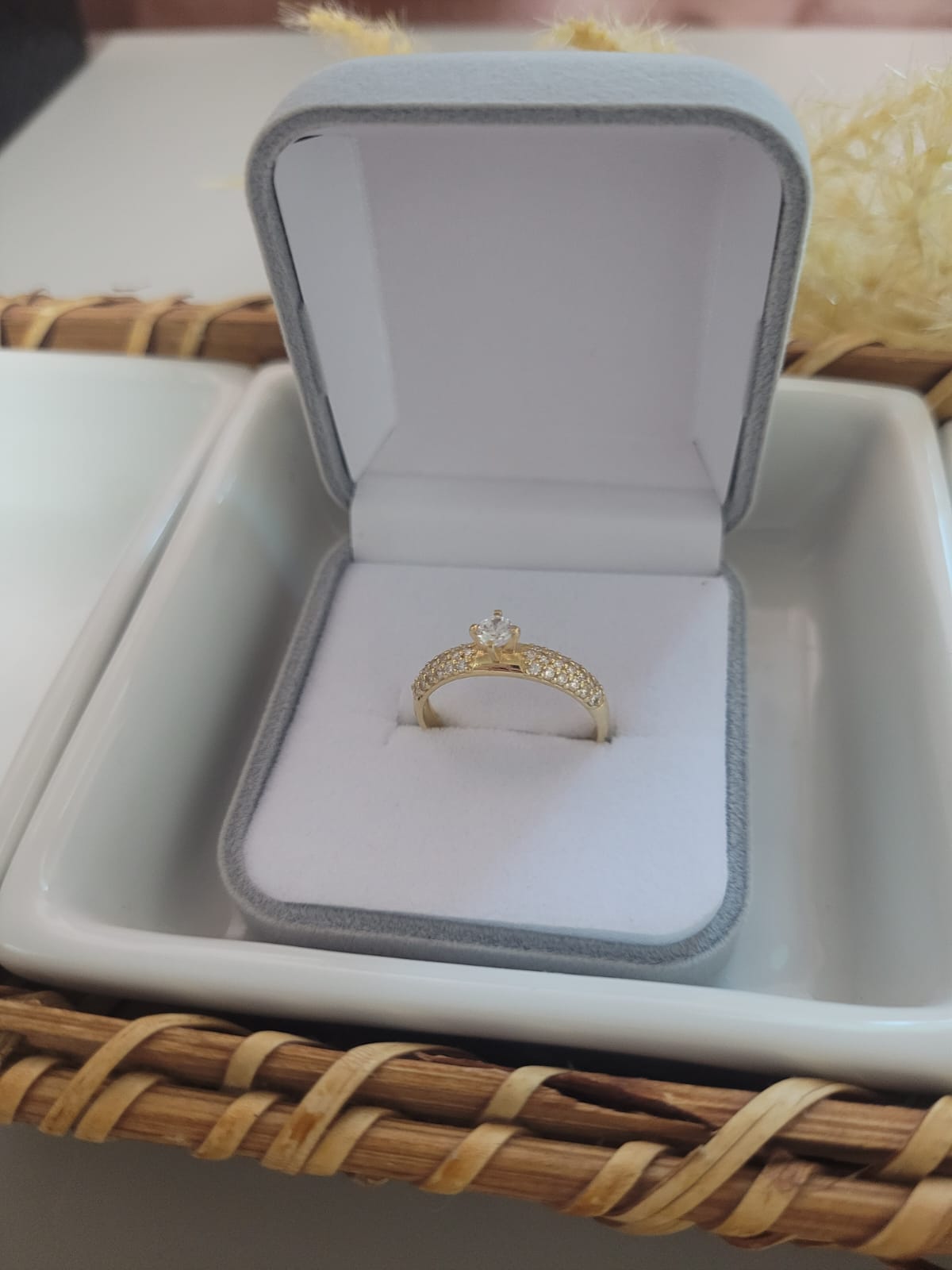 Solitário em ouro 18K - Alisson Joias