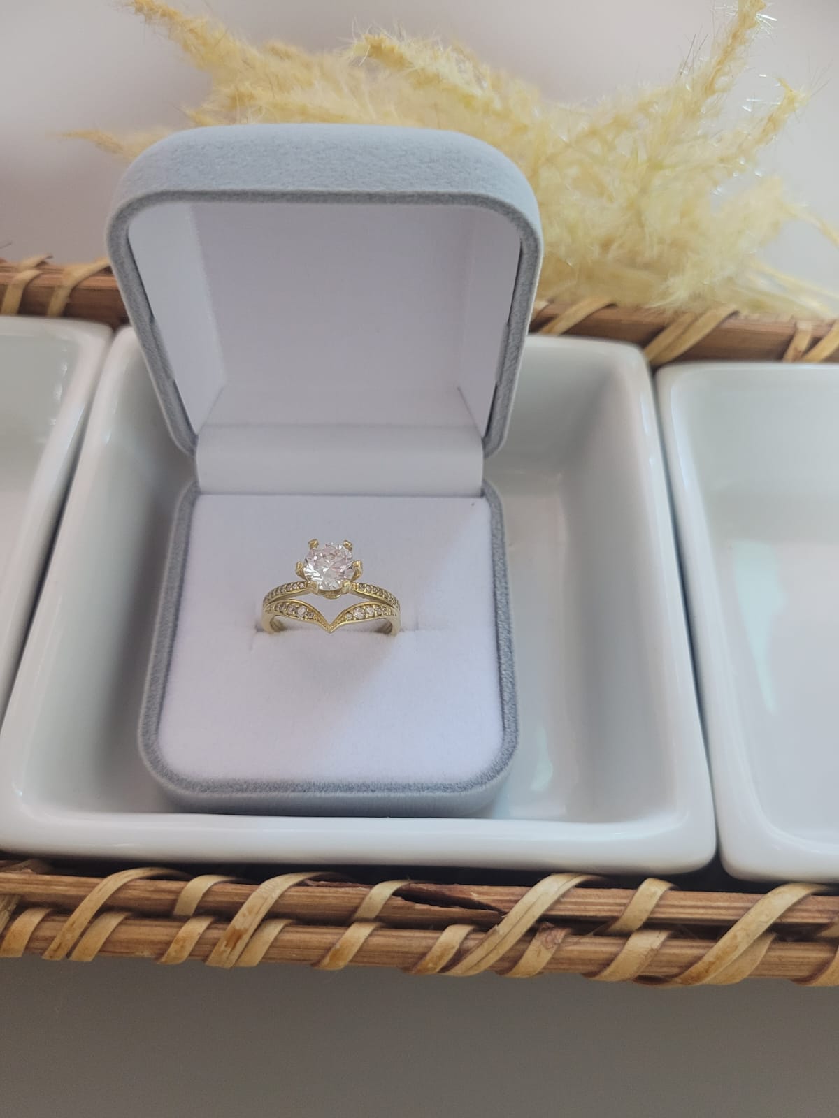 Solitário em ouro 18K - Alisson Joias