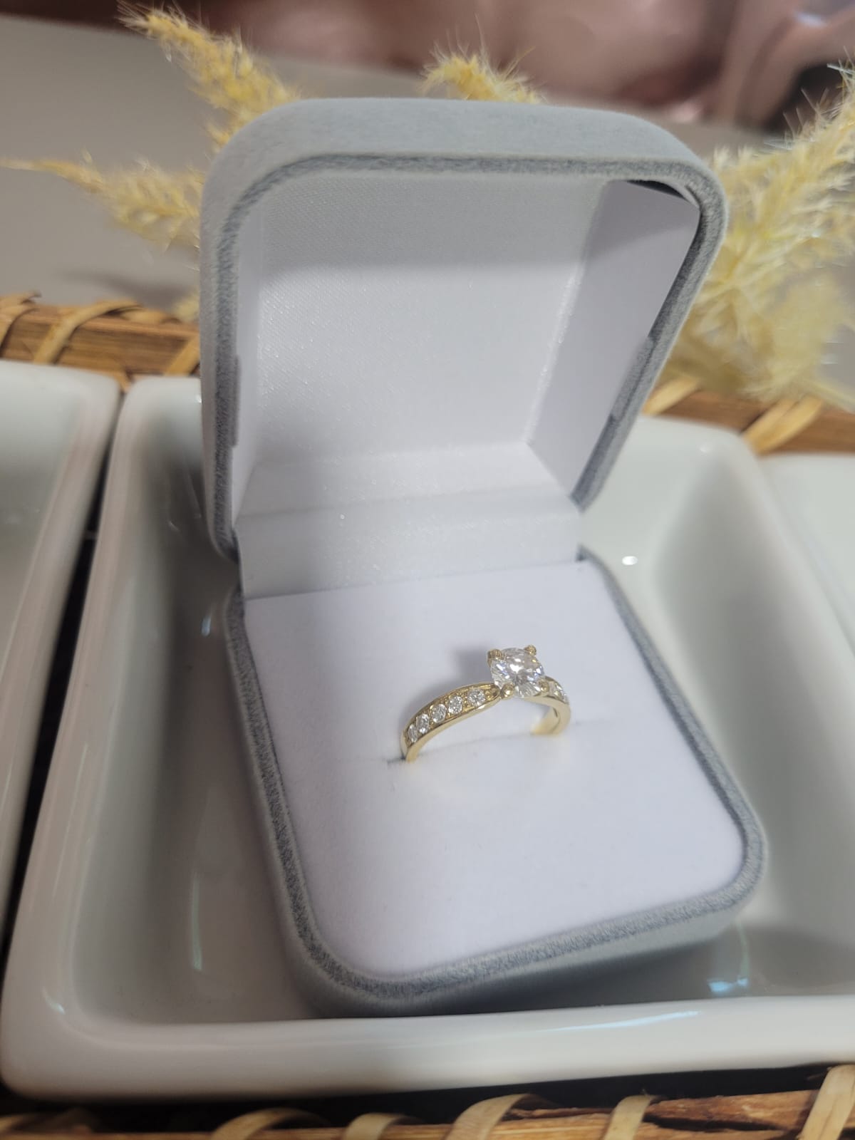 Solitário em ouro 18K - Alisson Joias