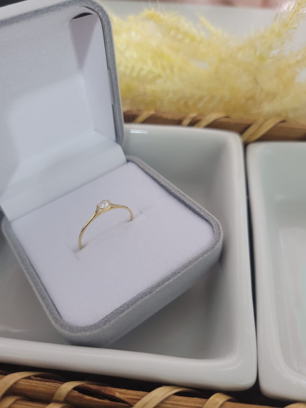 Solitário em ouro 18K - Alisson Joias