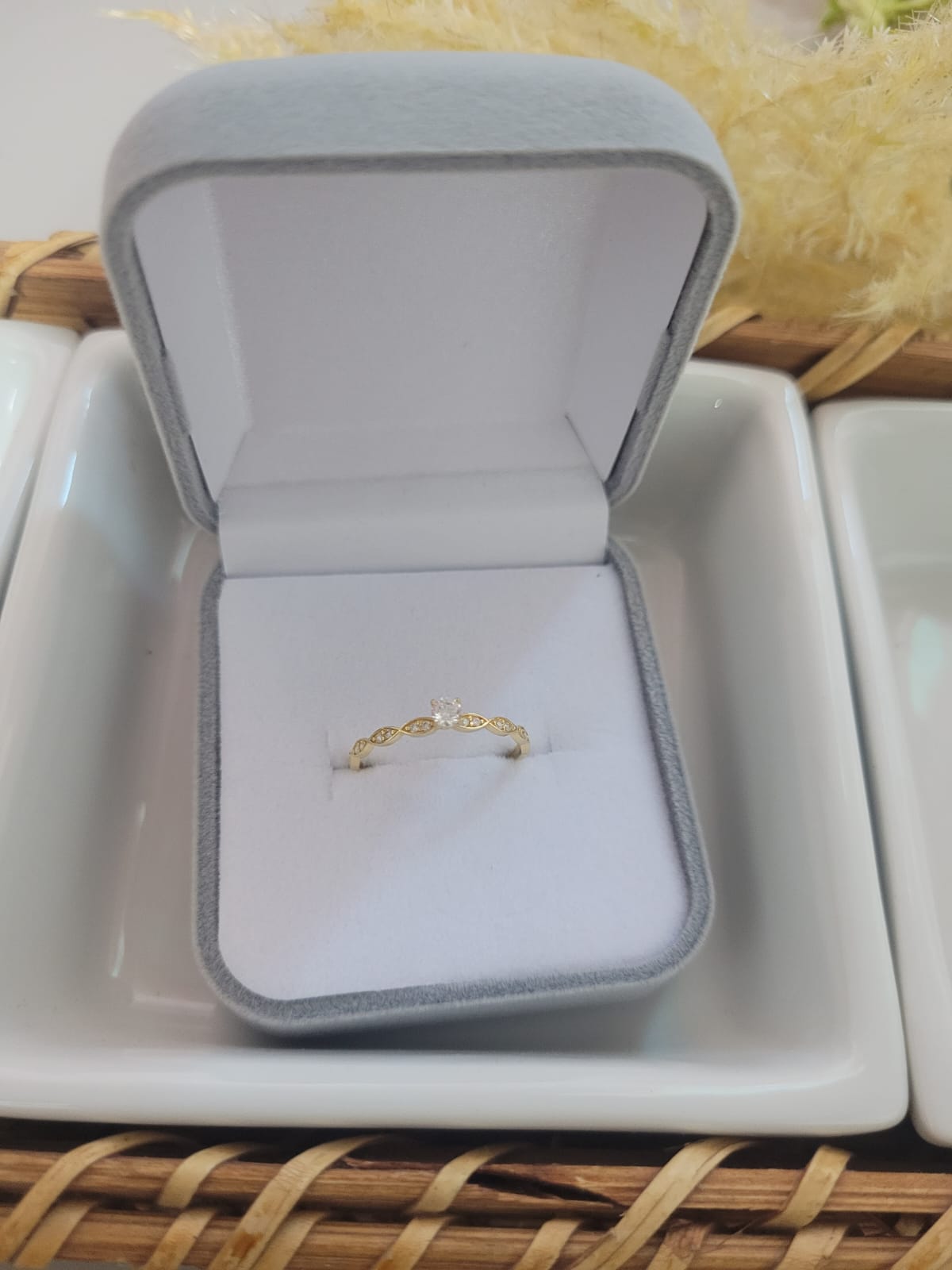 Solitário em ouro 18K - Alisson Joias